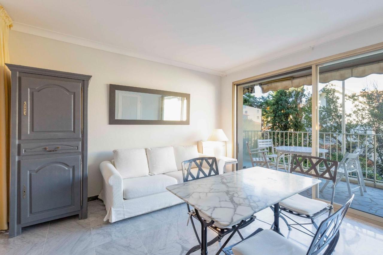 Chez J-P - 100M Beach 2-4Pers Terrace Sea View Pool Garage Antibes Exterior foto